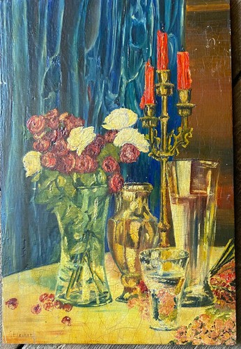 Oil painting sign - ::oil,