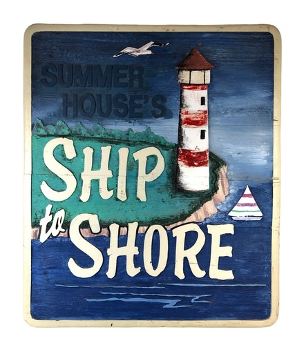 Large wooden sign summer - large,