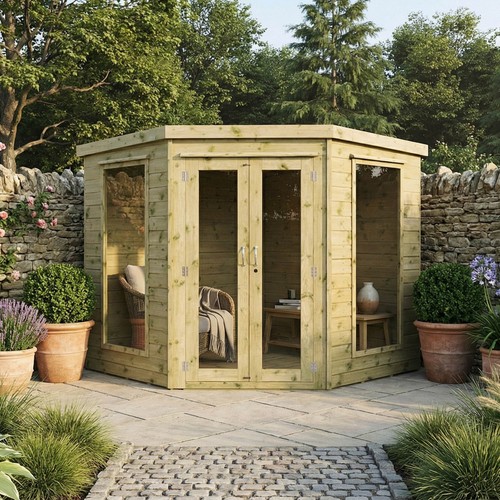 7ft corner summerhouse - 7ft,