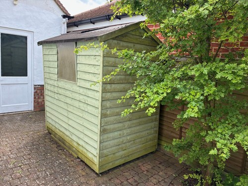 Weatherproof wooden shed - weatherproof,