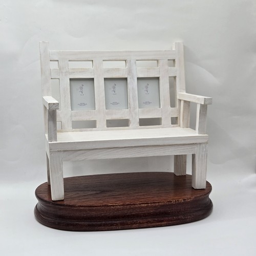 Wood bench miniature chair - wood,